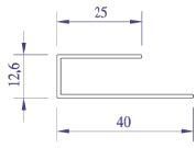 profilé de bordure U