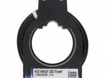 CABLE HO3VVH2-F BOBINOT NOIR 5M 2X0,75MM