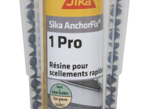 Résine de scellement chimique rapide Sika Anchorfix 1+ Ton pierre cartouche 300 ml