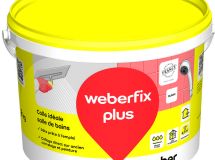 Adhésif spécial salle de bains WEBER FIX PLUS LSN seau 2kg