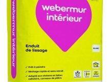 RAGRÉAGE DE MUR WEBER.MUR INTERIEUR 25KG