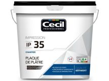 Impression sous-couche IP 35 chantier blanc mat - seau de 15L