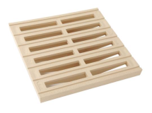 GRILLE DE SOL SANS CADRE 250 X 250 SABLE - GR25S