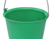 SEAU PRO RENFORCE A ERGOTS VERT 13 LITRES Anse 6,3mm