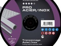 DISQ. TRONC PRO ACIER INOX D.230 x 2 x 22,23