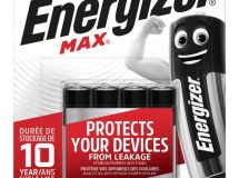 PILE AAA LR03 1.5V ALCALINE MAX ENERGIZER B4