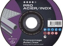 DISQ. TRONC PRO ACIER INOX D.125 x 1.6 x 22,23