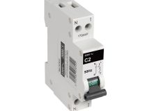 DISJONCTEUR 3KA 1 MODULE PH+N 2 AMPERES BLANC