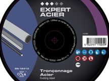 DISQ. TRONC EXPERT ACIER D.125 x 3 x 22,23