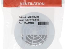 GRILLE FERMETURE ADAPTABLE SUR TUBE 100 ANTI INSECTE - 1FATM100