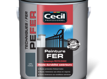 Peinture PE FER Noir Mat - pot de 2,5L