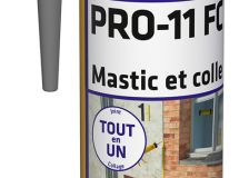 Mastic colle polyuréthane multi-usage SikaFlex Pro 11 FC Purform Gris béton - cartouche de 300 ml